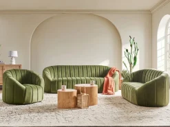 Sofa dla 2 osób MALUNG Welur Ciemno Sofy Tapicerowane|Sofy Dwuosobowe