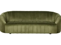 Best Sofa dla 3 osób MALUNG Welur Ciemno Sofy Tapicerowane|Kolekcje Sof