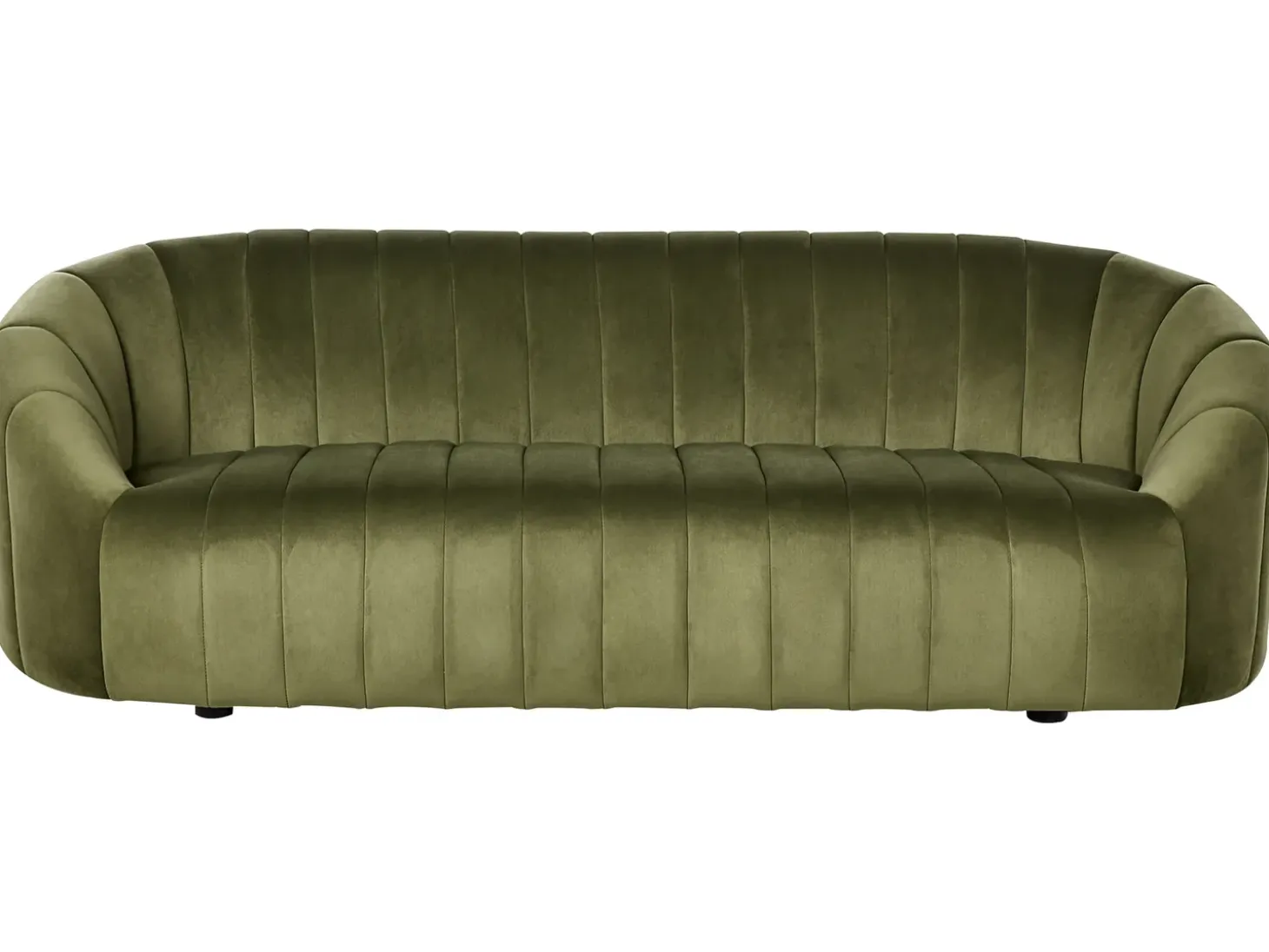 Best Sofa dla 3 osób MALUNG Welur Ciemno Sofy Tapicerowane|Kolekcje Sof