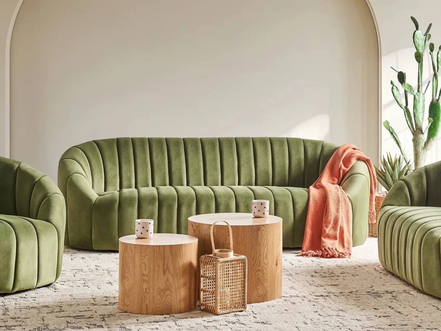 Best Sofa dla 3 osób MALUNG Welur Ciemno Sofy Tapicerowane|Kolekcje Sof