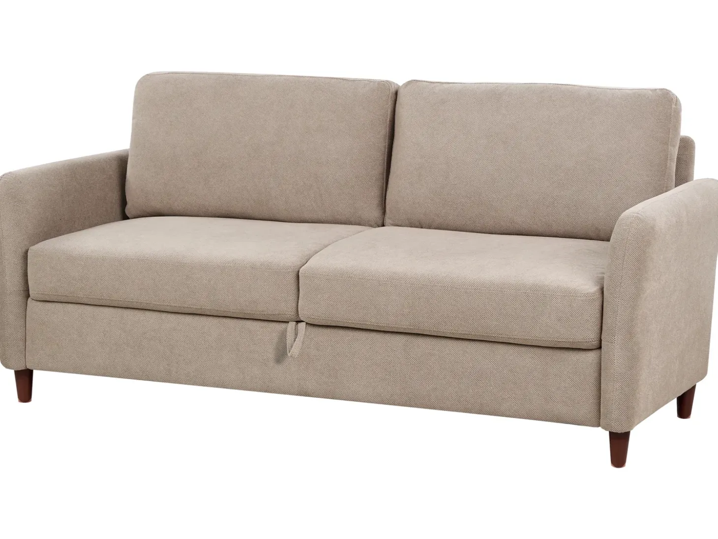 Hot Sofa dla 3 osób MARE Beżowoszary ze schowkiem Sofy Tapicerowane|Kolekcje Sof