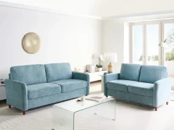 Online Sofa dla 3 osób MARE Niebieski ze schowkiem Sofy Tapicerowane|Kolekcje Sof