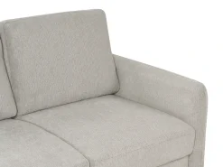 Discount Sofa dla 2 osób MARE Szary Sofy Tapicerowane|Sofy Dwuosobowe