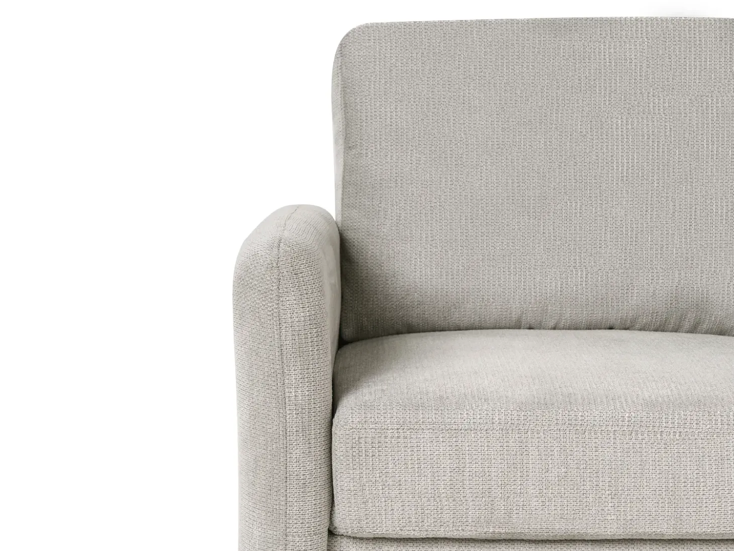Discount Sofa dla 2 osób MARE Szary Sofy Tapicerowane|Sofy Dwuosobowe