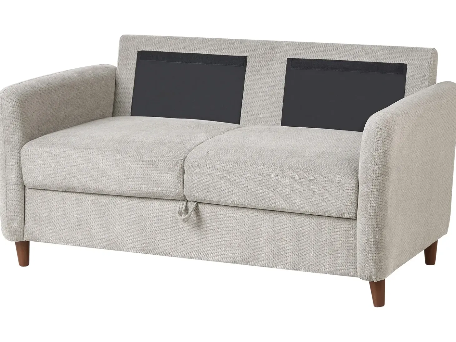 Discount Sofa dla 2 osób MARE Szary Sofy Tapicerowane|Sofy Dwuosobowe
