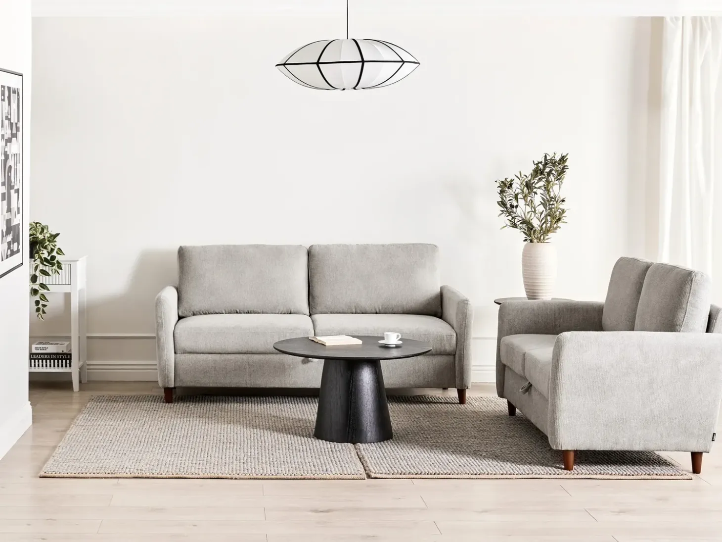 Clearance Sofa dla 3 osób MARE Szary Sofy Tapicerowane|Kolekcje Sof