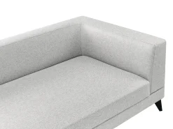 Clearance Sofa dla 4 osób MARUM Len syntetyczny Szary Sofy Tapicerowane|Wszystkie Sofy