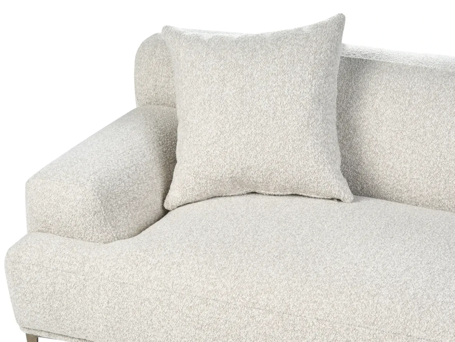 Discount Sofa dla 3 osób MATILA Boucle Złamana biel Sofy Tapicerowane|Wszystkie Sofy