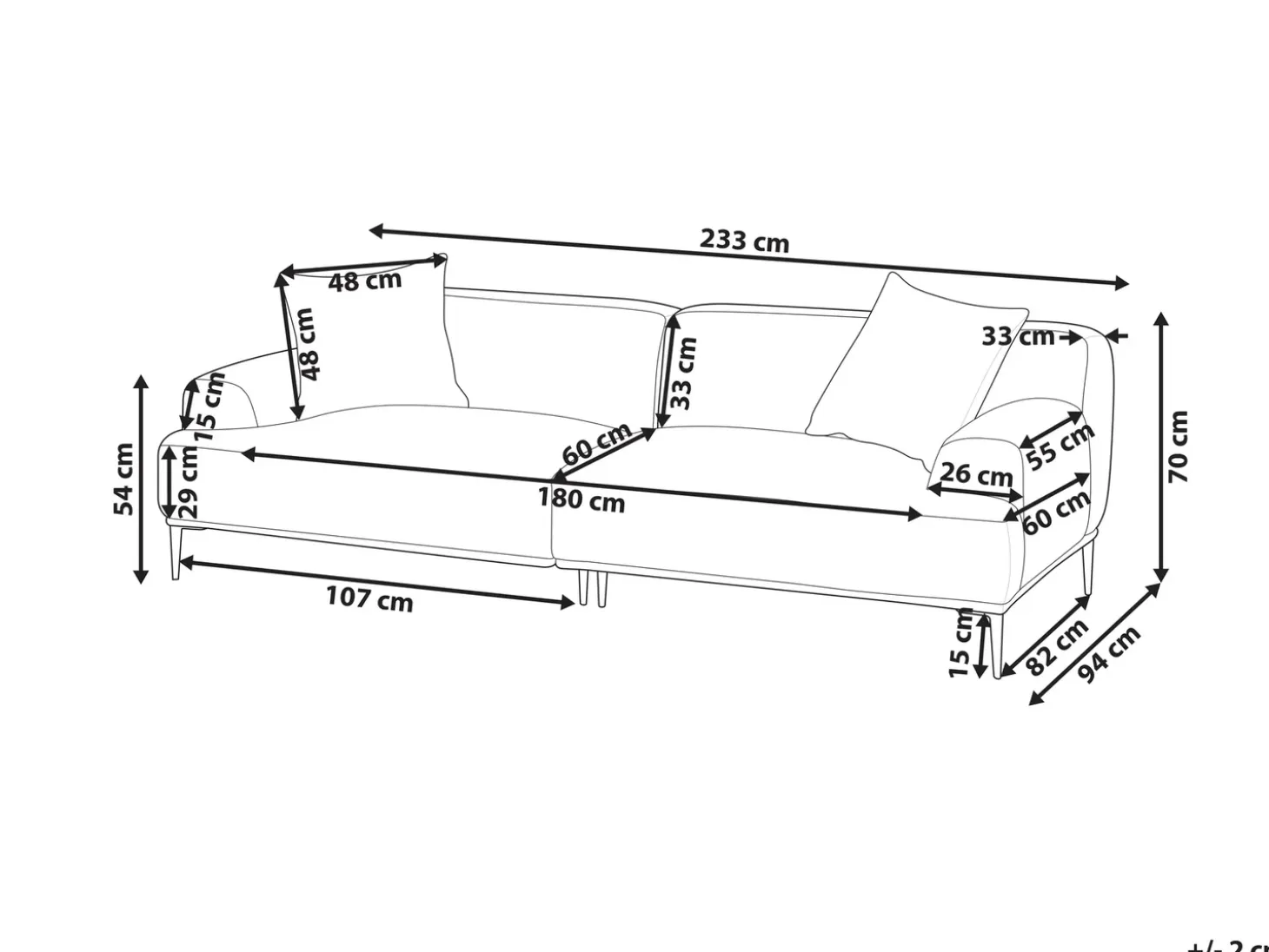 Discount Sofa dla 3 osób MATILA Boucle Złamana biel Sofy Tapicerowane|Wszystkie Sofy
