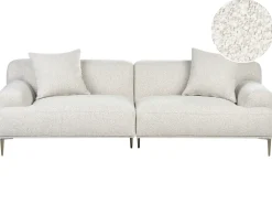 Discount Sofa dla 3 osób MATILA Boucle Złamana biel Sofy Tapicerowane|Wszystkie Sofy