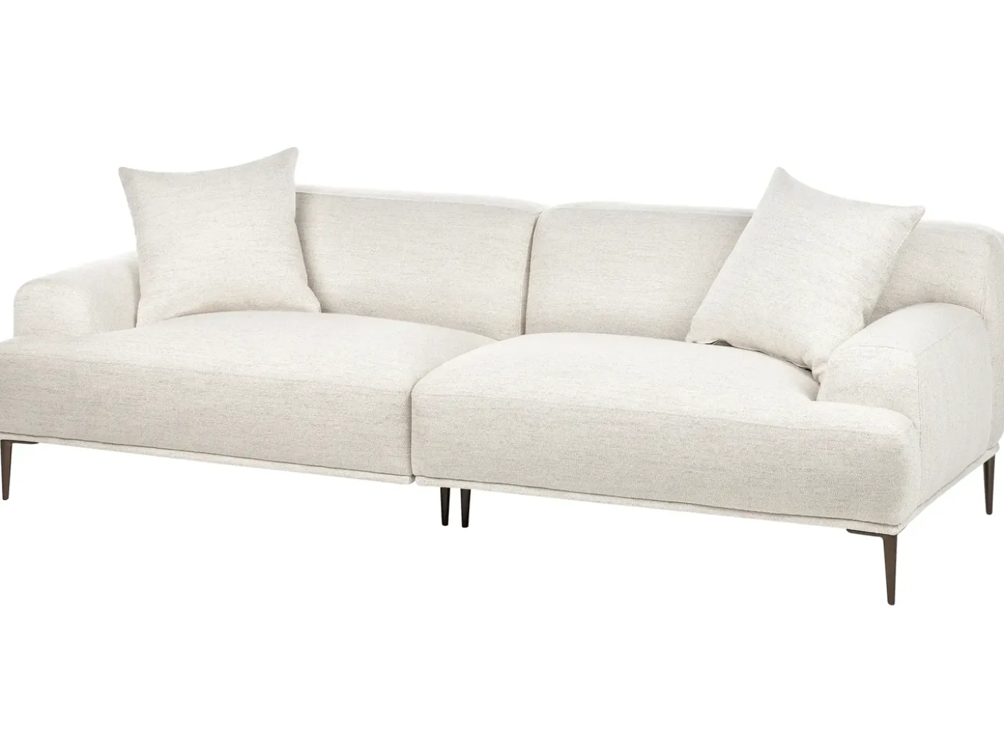 Best Sofa dla 3 osób MATILA Jasnobeżowy Sofy Tapicerowane|Wszystkie Sofy