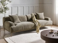 Discount Sofa dla 3 osób MATILA Jasno Sofy Tapicerowane|Wszystkie Sofy