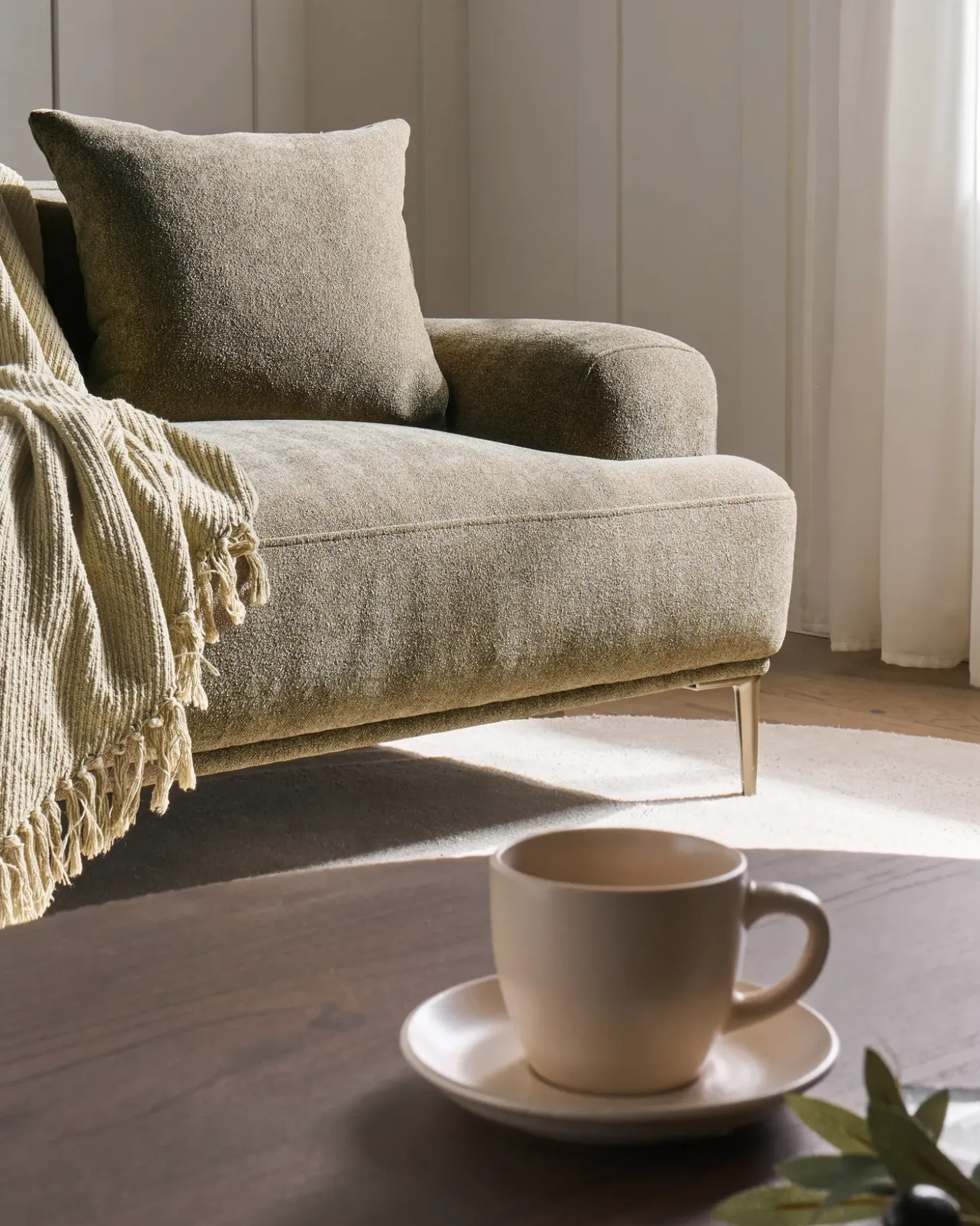 Discount Sofa dla 3 osób MATILA Jasno Sofy Tapicerowane|Wszystkie Sofy