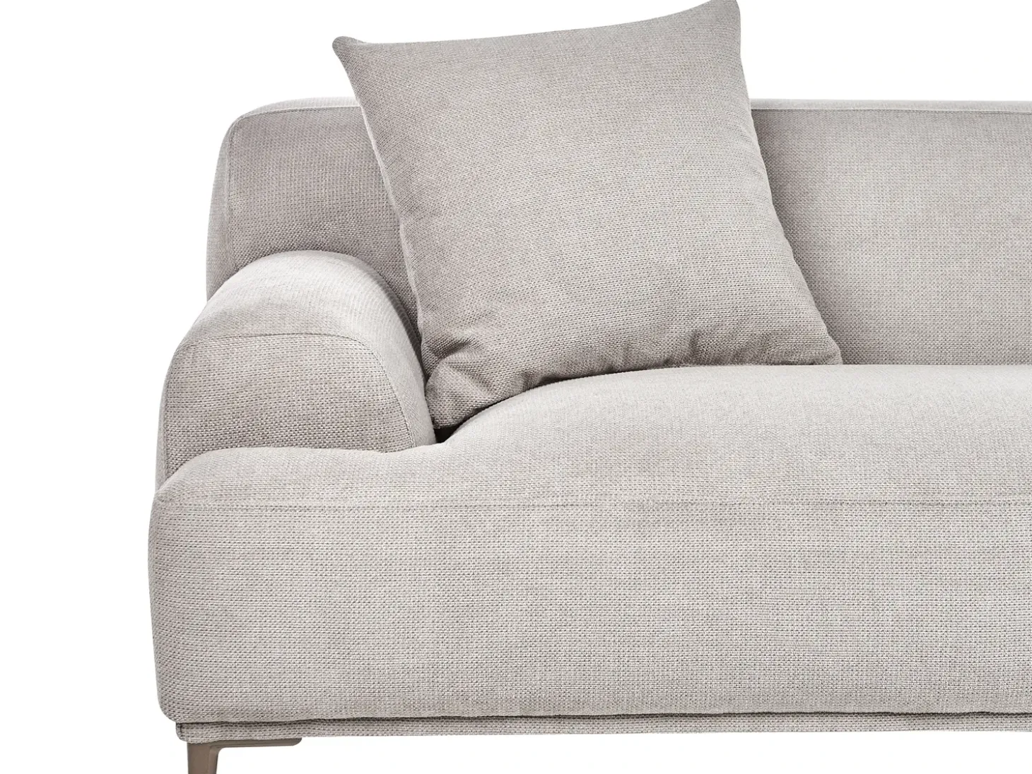 Best Sofa dla 3 osób MATILA Jasnoszary Sofy Tapicerowane|Wszystkie Sofy