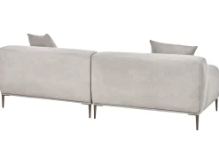 Best Sofa dla 3 osób MATILA Jasnoszary Sofy Tapicerowane|Wszystkie Sofy
