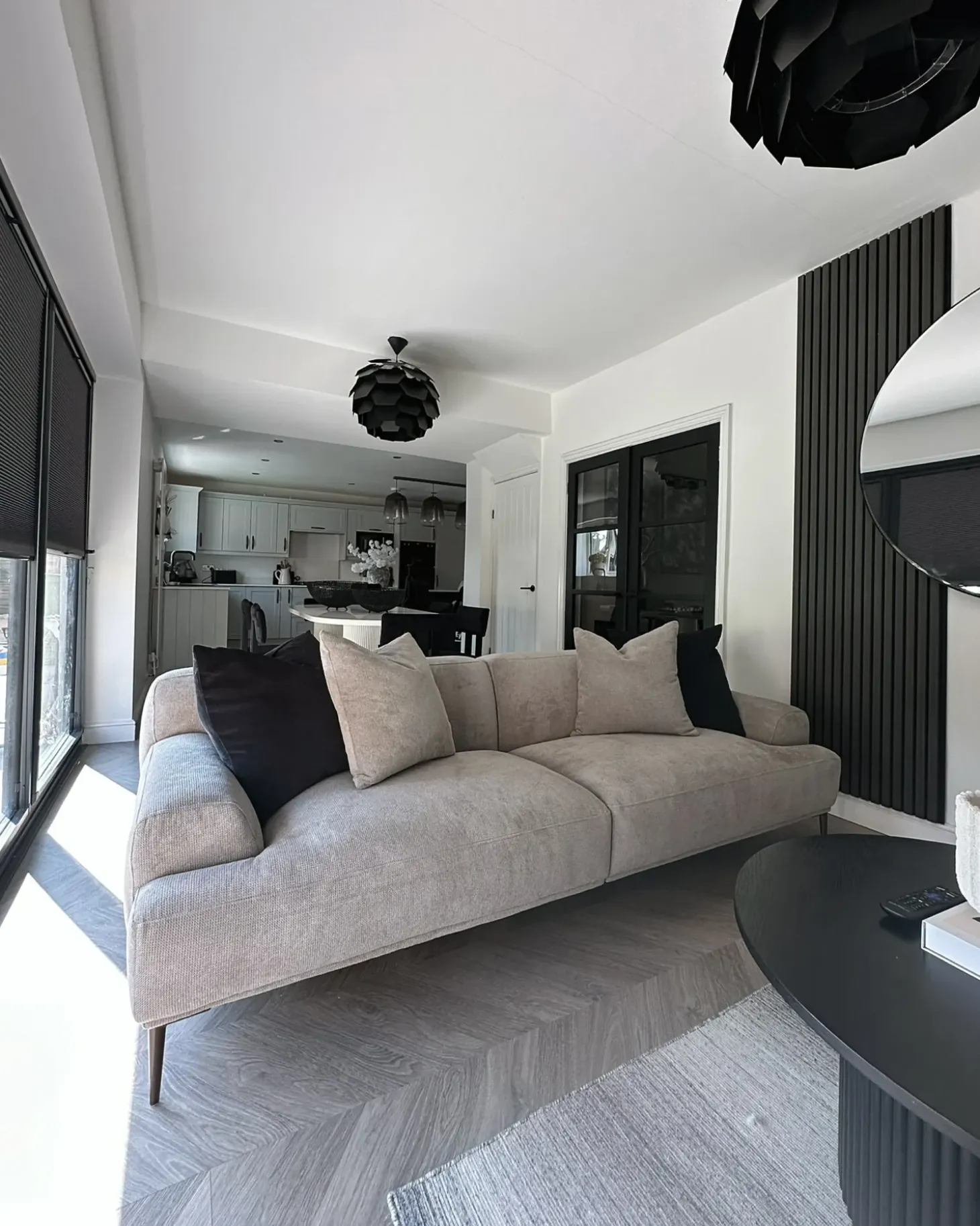 Best Sofa dla 3 osób MATILA Jasnoszary Sofy Tapicerowane|Wszystkie Sofy
