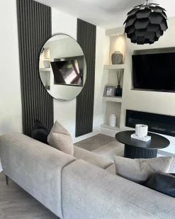 Best Sofa dla 3 osób MATILA Jasnoszary Sofy Tapicerowane|Wszystkie Sofy