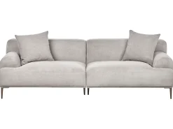 Best Sofa dla 3 osób MATILA Jasnoszary Sofy Tapicerowane|Wszystkie Sofy