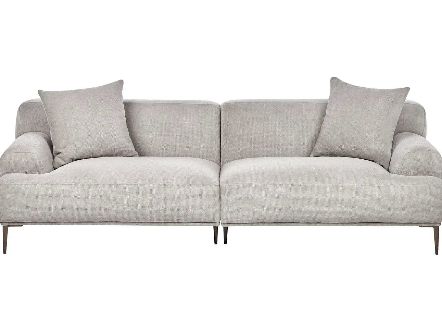 Best Sofa dla 3 osób MATILA Jasnoszary Sofy Tapicerowane|Wszystkie Sofy