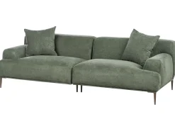 Outlet Sofa dla 3 osób MATILA Zielony Sofy Tapicerowane|Wszystkie Sofy