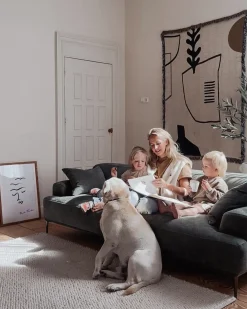 Outlet Sofa dla 3 osób MATILA Zielony Sofy Tapicerowane|Wszystkie Sofy