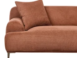 Online Sofa dla 3 osób MATILA Złoty brąz Sofy Tapicerowane|Wszystkie Sofy