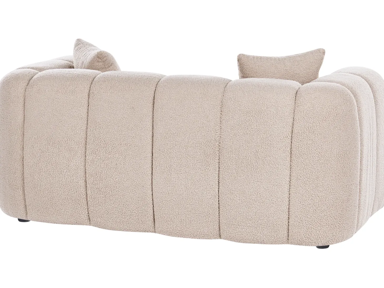 Hot Sofa dla 2 osób MORSIL Boucle Beżowy Sofy Tapicerowane|Sofy Dwuosobowe