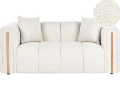 Sofa dla 2 osób MORSIL Boucle Złamana biel Sofy Tapicerowane|Sofy Dwuosobowe