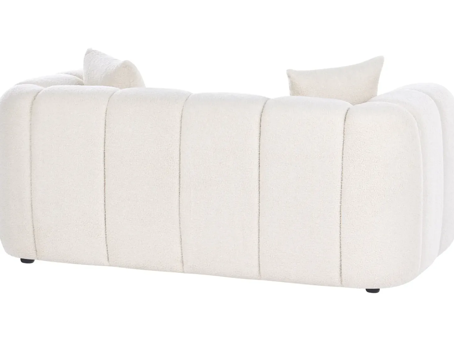 Sofa dla 2 osób MORSIL Boucle Złamana biel Sofy Tapicerowane|Sofy Dwuosobowe