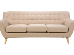 Sale Sofa dla 3 osób MOTALA Beżowy Sofy Tapicerowane|Kolekcje Sof