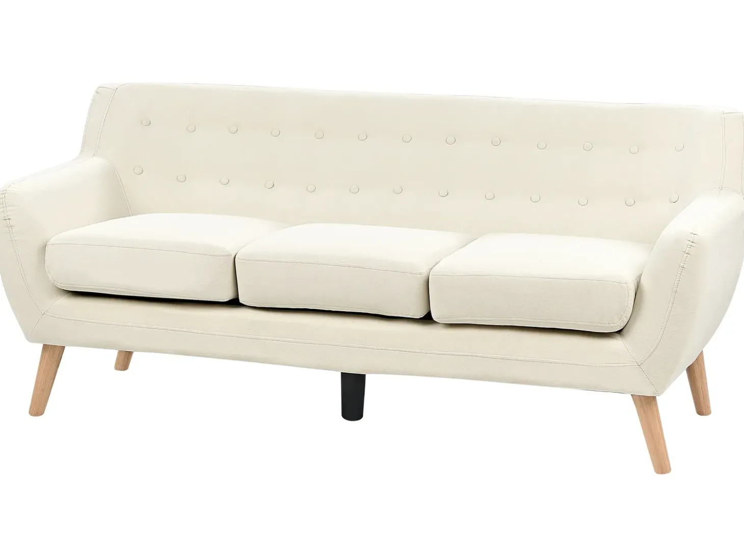 Outlet Sofa dla 3 osób MOTALA Jasnobeżowy Sofy Tapicerowane|Kolekcje Sof