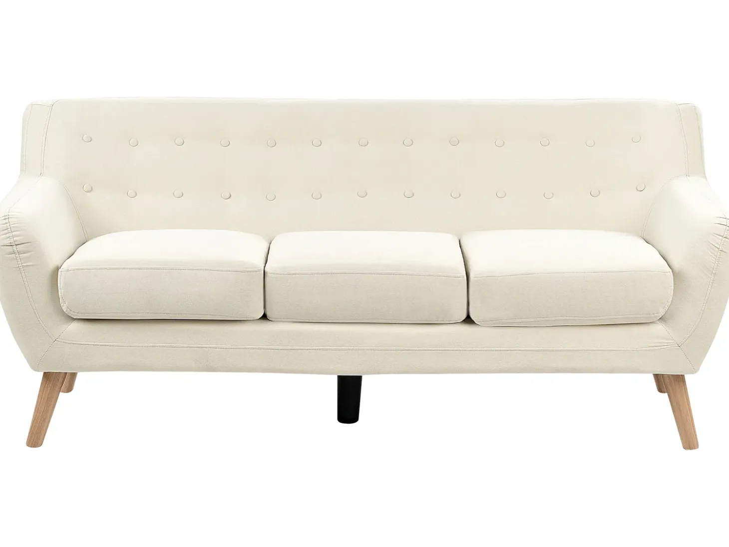 Outlet Sofa dla 3 osób MOTALA Jasnobeżowy Sofy Tapicerowane|Kolekcje Sof