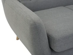 Sofa dla 3 osób MOTALA Jasnoszary Sofy Tapicerowane|Kolekcje Sof