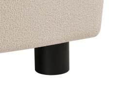 Clearance Sofa dla 2 osób MOVIK Boucle Beżowy Sofy Tapicerowane|Sofy Dwuosobowe