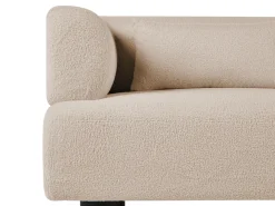Clearance Sofa dla 2 osób MOVIK Boucle Beżowy Sofy Tapicerowane|Sofy Dwuosobowe