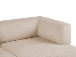 Clearance Sofa dla 2 osób MOVIK Boucle Beżowy Sofy Tapicerowane|Sofy Dwuosobowe