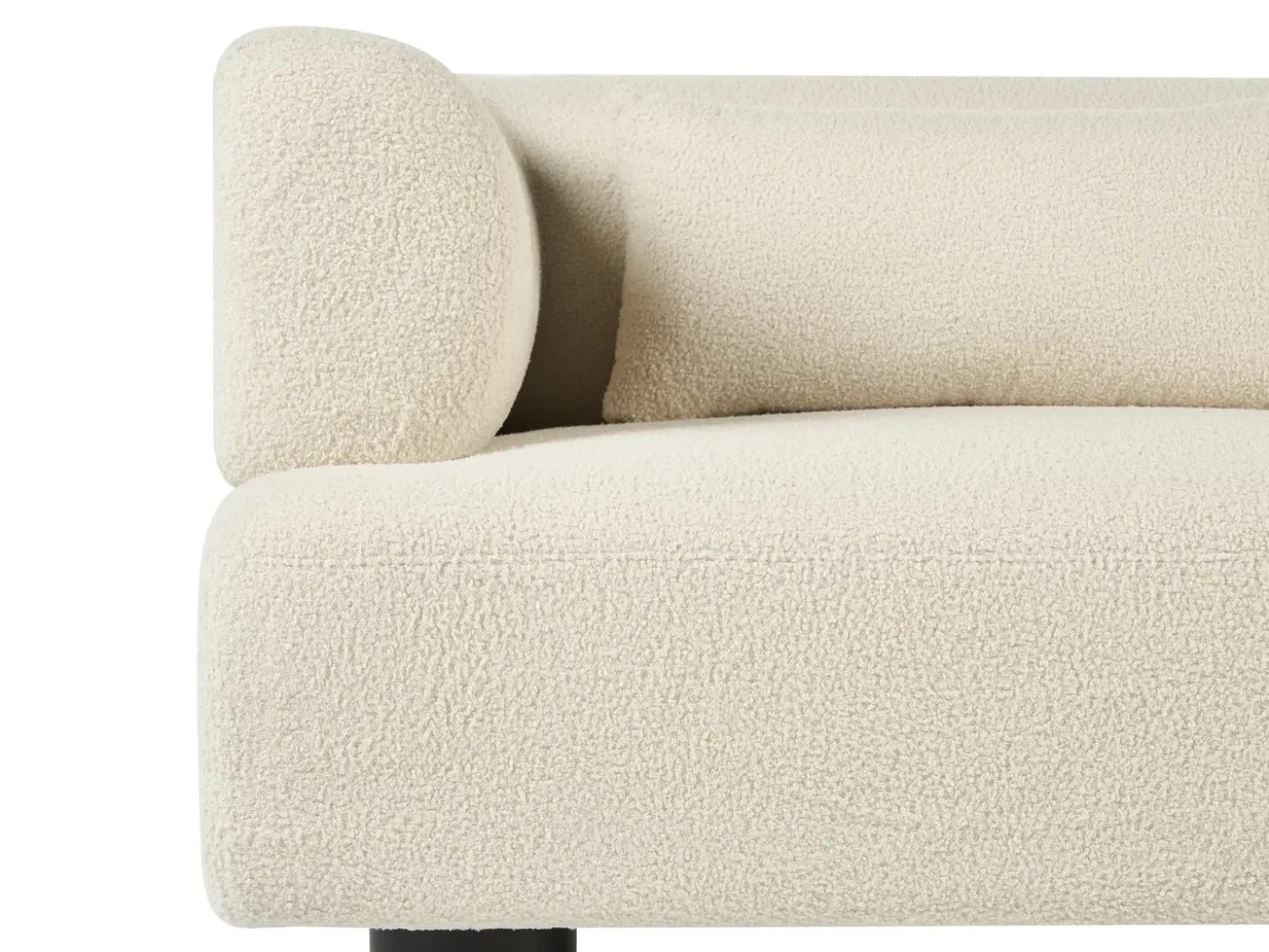 Hot Sofa dla 2 osób MOVIK Boucle Złamana biel Sofy Tapicerowane|Sofy Dwuosobowe