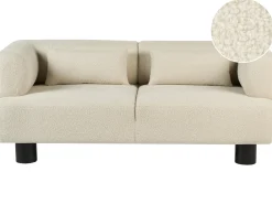 Hot Sofa dla 2 osób MOVIK Boucle Złamana biel Sofy Tapicerowane|Sofy Dwuosobowe