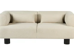 Hot Sofa dla 2 osób MOVIK Boucle Złamana biel Sofy Tapicerowane|Sofy Dwuosobowe
