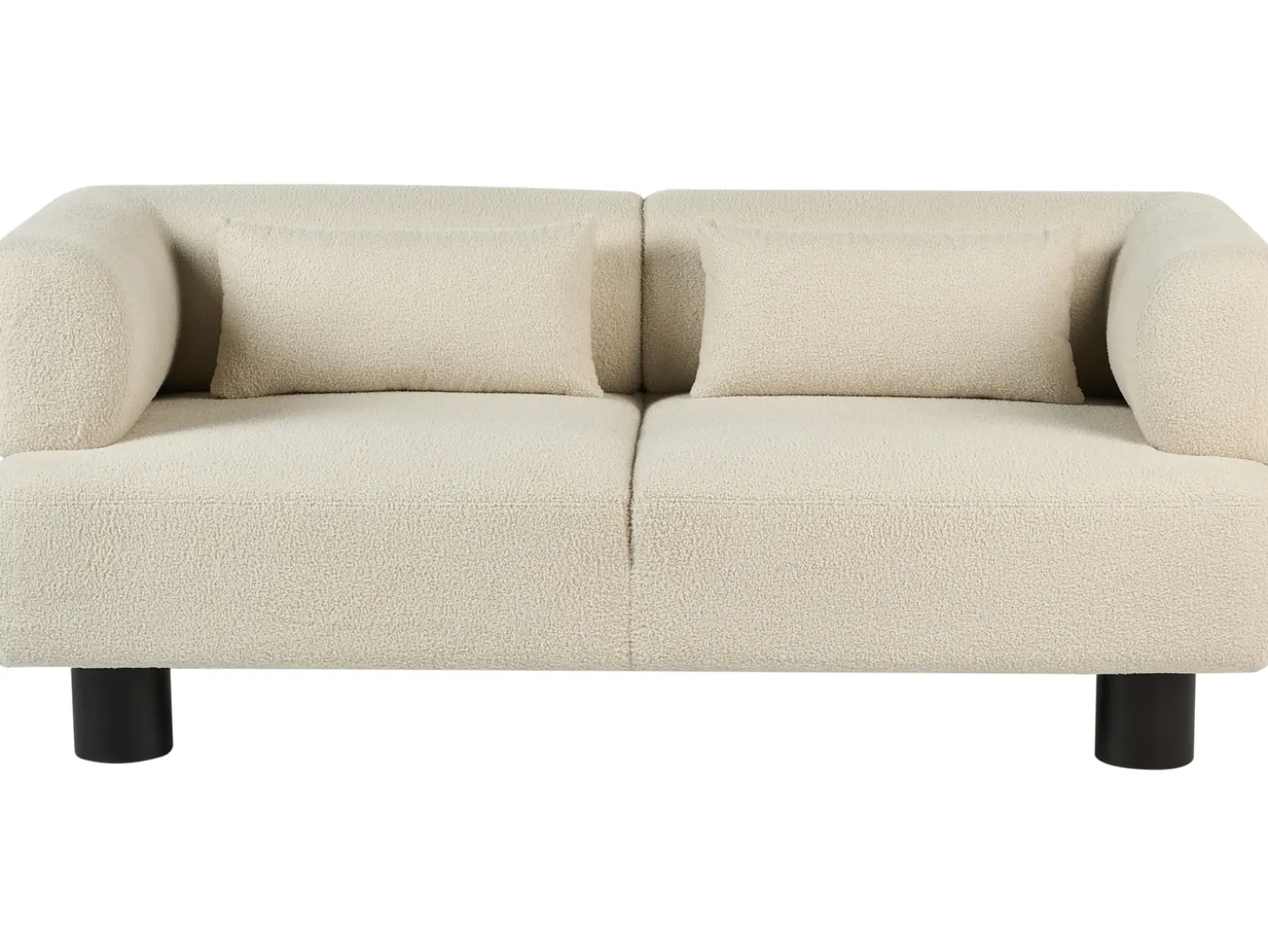 Hot Sofa dla 2 osób MOVIK Boucle Złamana biel Sofy Tapicerowane|Sofy Dwuosobowe