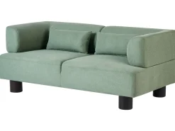 Sofa dla 2 osób MOVIK Jasnozielony Sofy Tapicerowane|Sofy Dwuosobowe