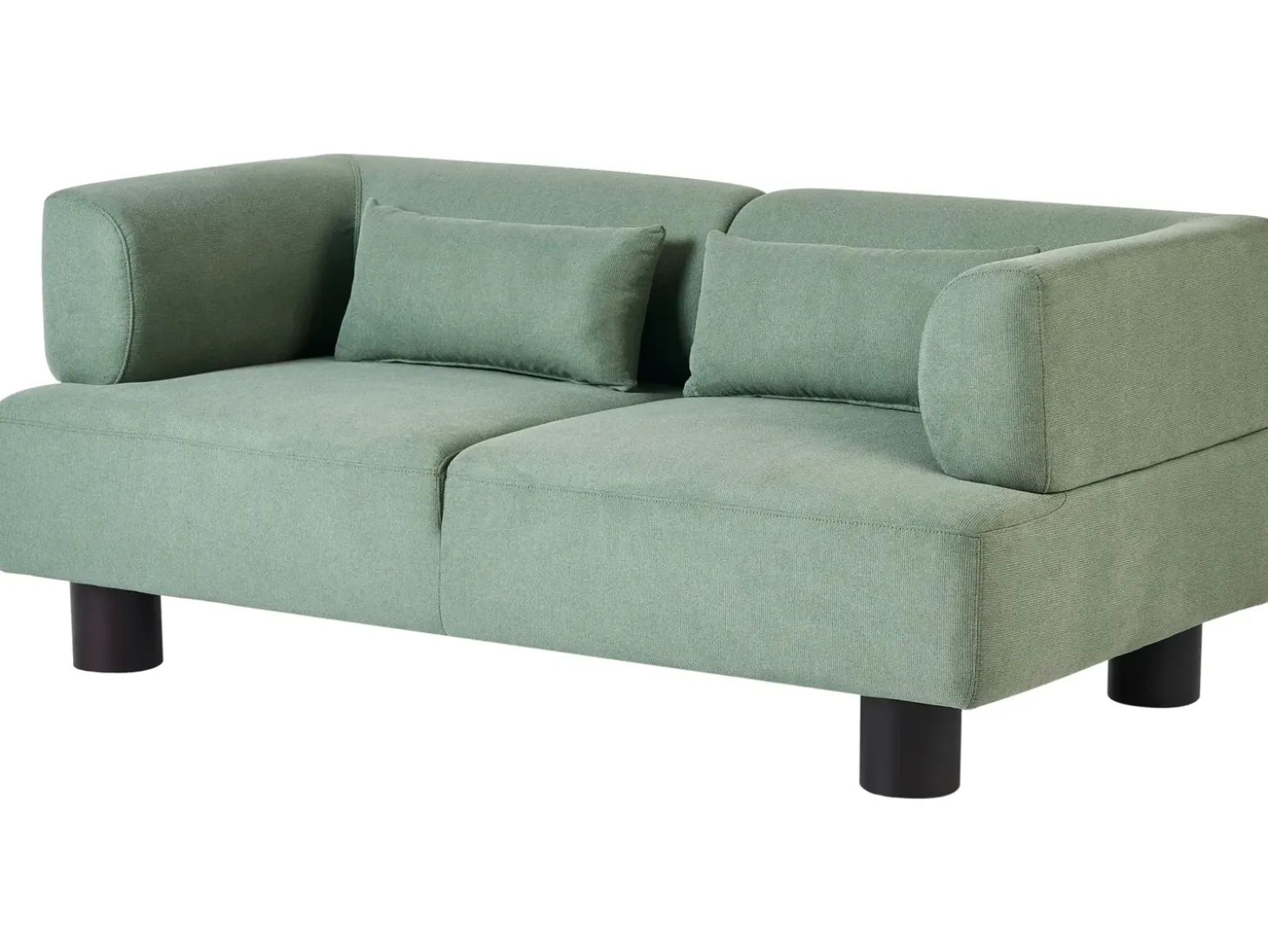 Sofa dla 2 osób MOVIK Jasnozielony Sofy Tapicerowane|Sofy Dwuosobowe