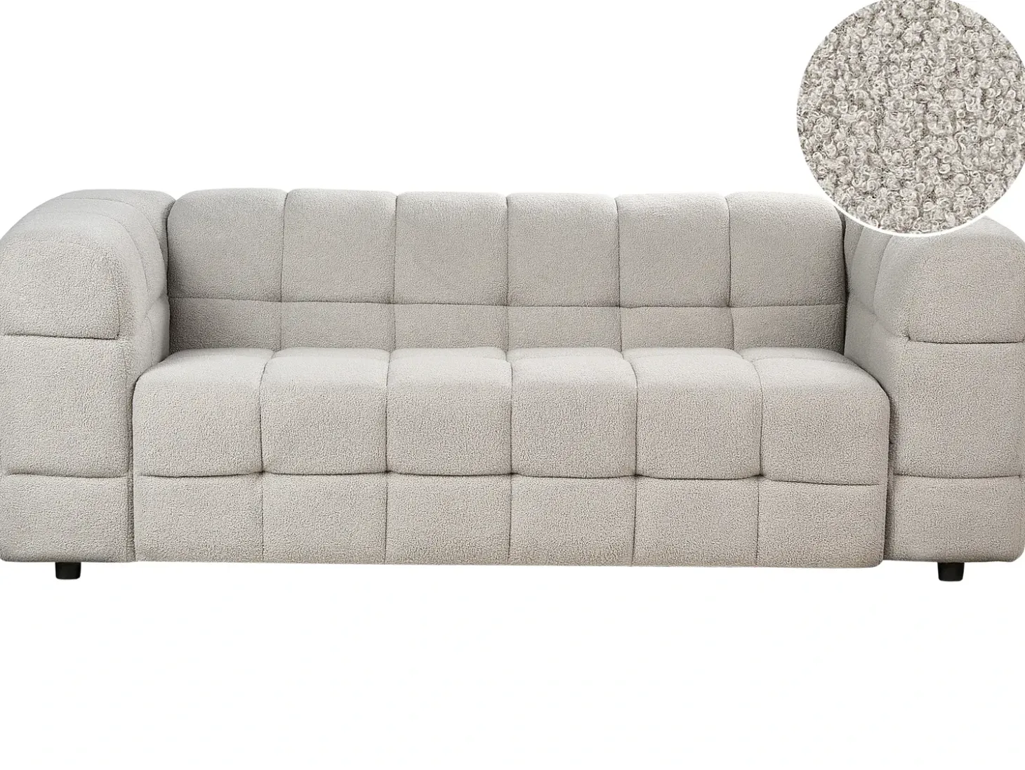 Sofa dla 3 osób MULLOLA Boucle Sofy Tapicerowane|Wszystkie Sofy