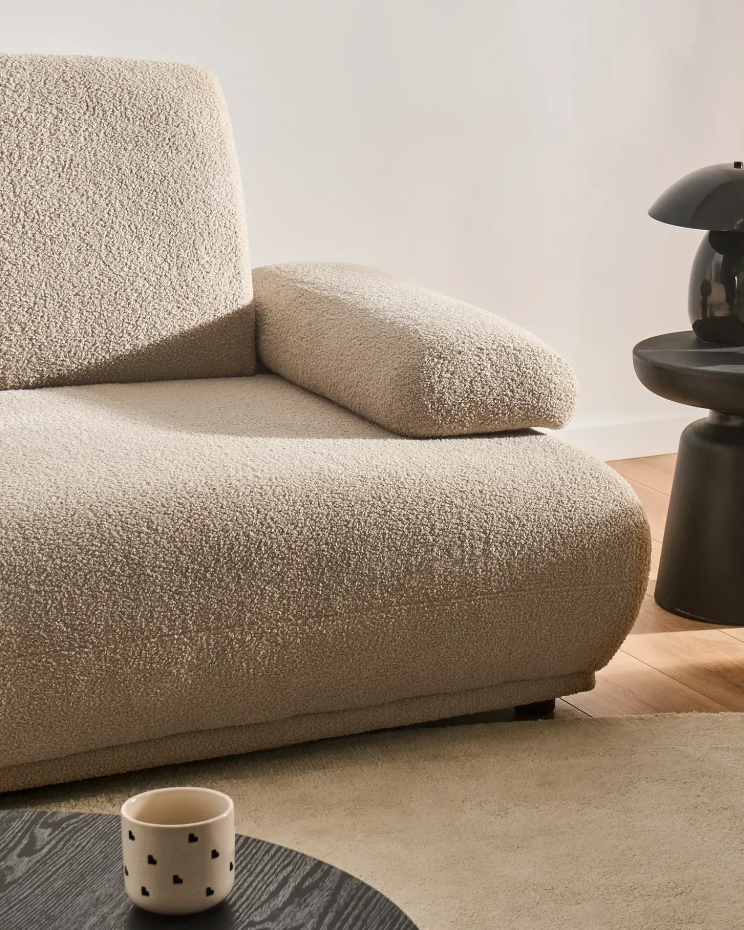 Hot Sofa dla 3 osób NACKA Boucle Beżowy Sofy Tapicerowane|Kolekcje Sof