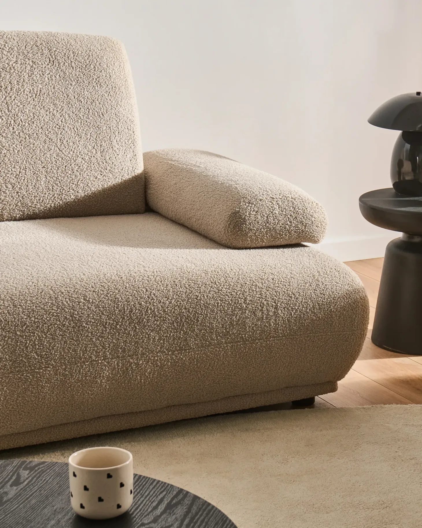 Discount Sofa dla 2 osób NACKA Boucle Beżowy Sofy Tapicerowane|Kolekcje Sof