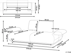 Discount Sofa dla 2 osób NACKA Boucle Beżowy Sofy Tapicerowane|Kolekcje Sof