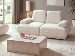 Online Sofa dla 2 osób NACKA Boucle Złamana biel Sofy Tapicerowane|Sofy Dwuosobowe