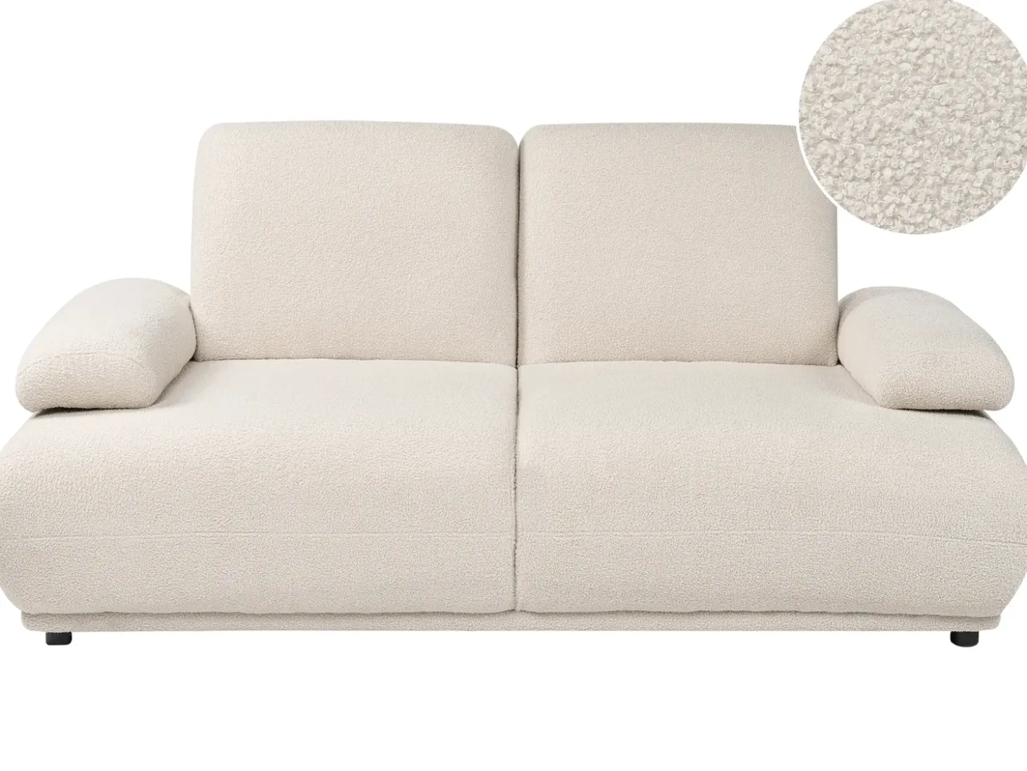 Online Sofa dla 2 osób NACKA Boucle Złamana biel Sofy Tapicerowane|Sofy Dwuosobowe