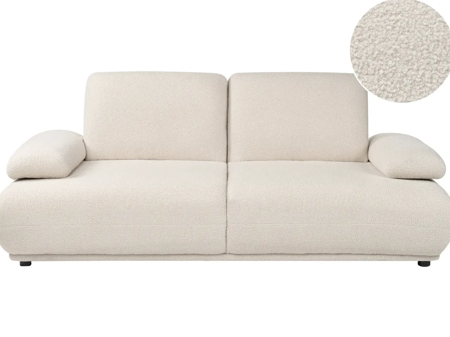 Best Sofa dla 3 osób NACKA Boucle Złamana biel Sofy Tapicerowane|Kolekcje Sof
