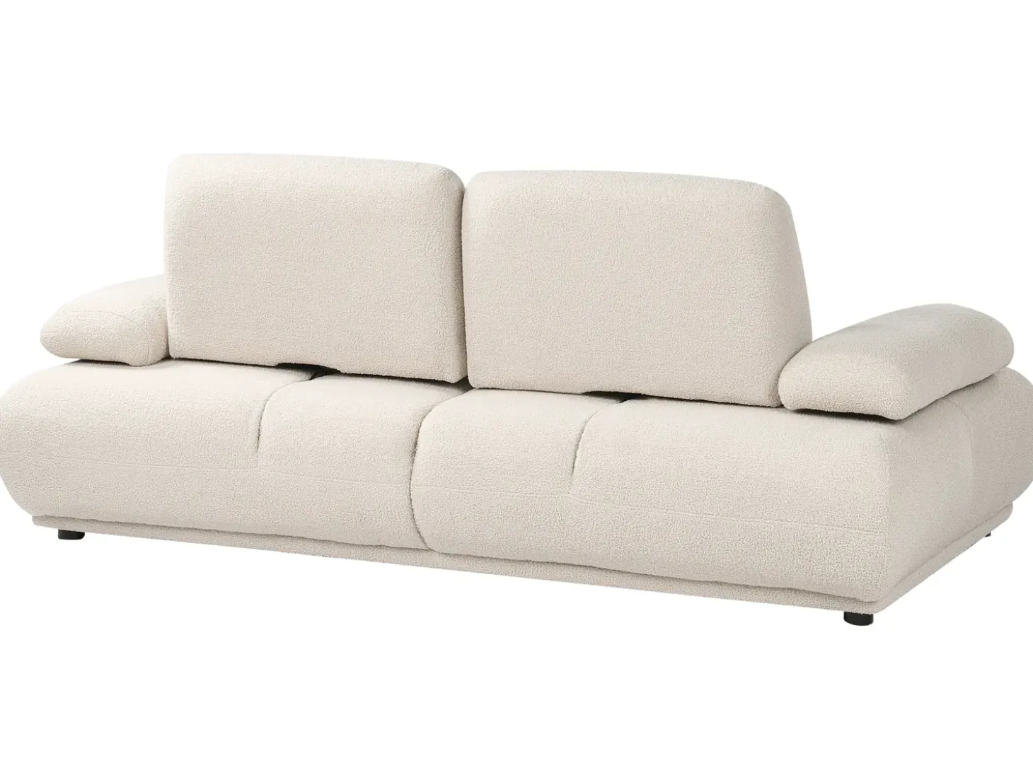 Best Sofa dla 3 osób NACKA Boucle Złamana biel Sofy Tapicerowane|Kolekcje Sof